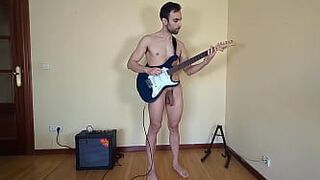 I play the GUITAR completely NAKED - porn video