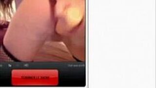 Horny french girl anal sex with big dildo - porn video