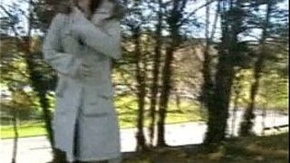 Sexy english girlfriends public nudity and amateur flashing with cute Bryoni - porn video