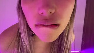 Two flirtatious lesbians playing at dominating each other - porn video