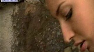 Brunette teen minx rub pussy - porn video