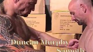 Muscular And Tattooed Older Men Fiery Threesome - porn video